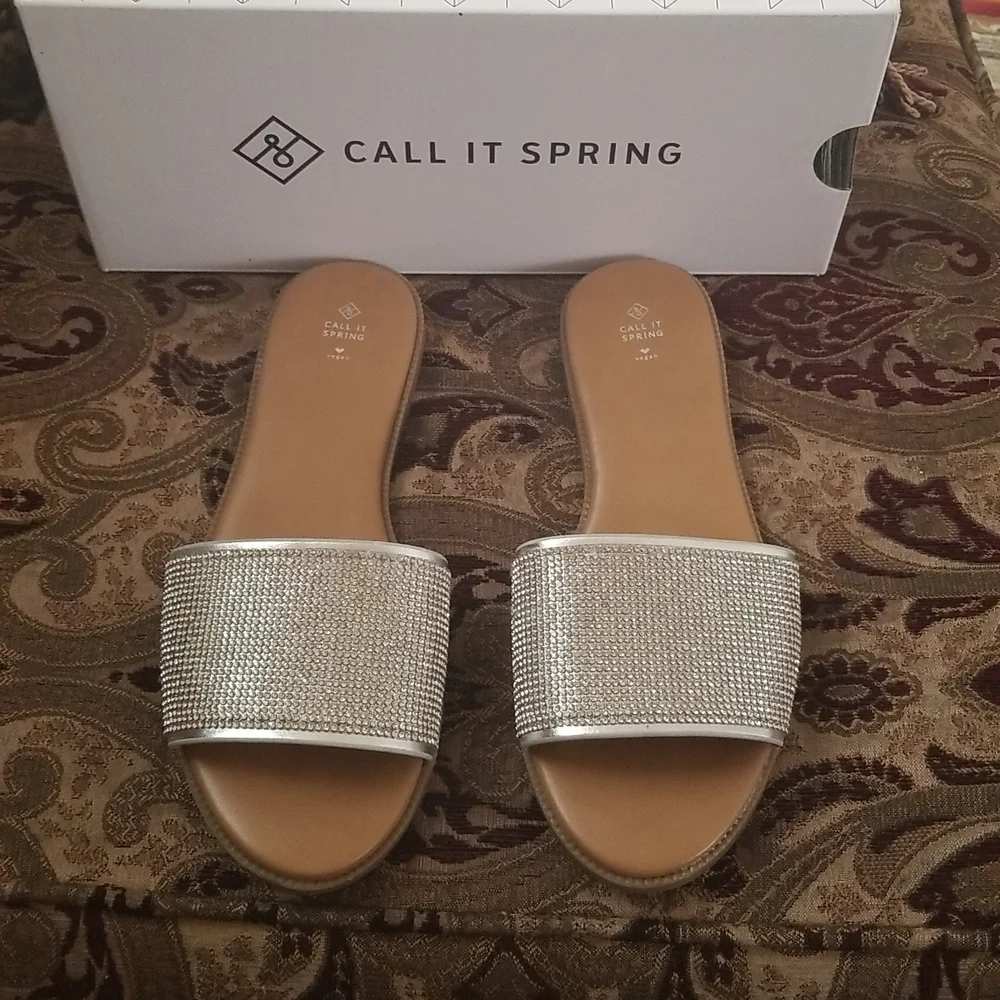 ❎$40 BUNDLED❎Call It Spring Bling Slides - Picture 3 of 9